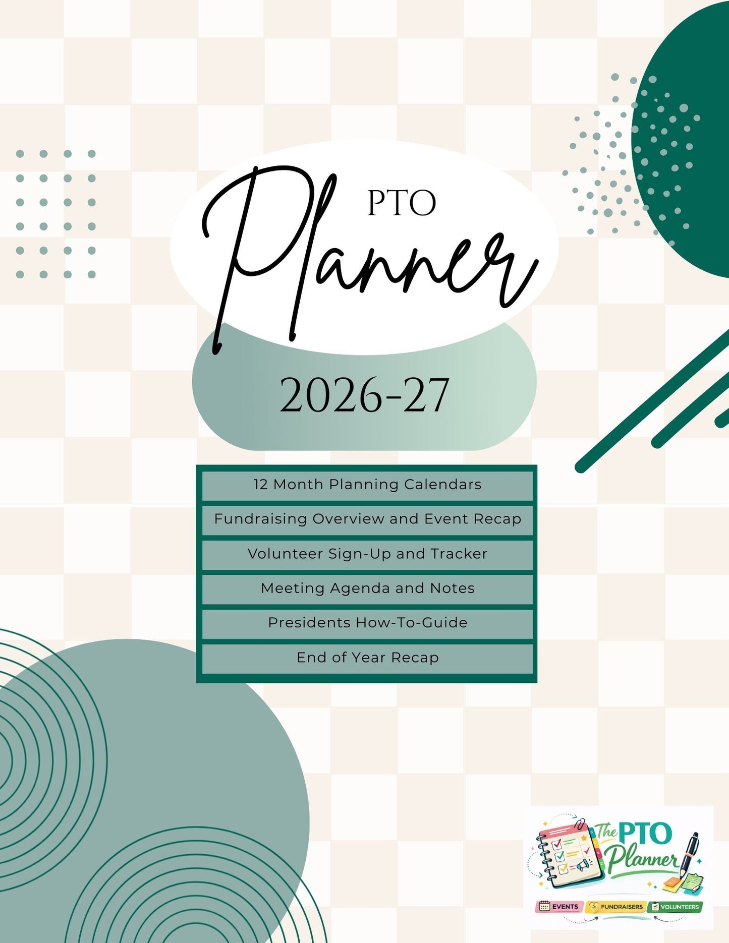 The 2026-27 PTO Planner. The Complete School Year Planning System.