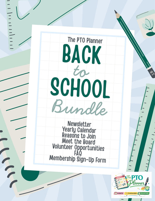 PTO Information Packet. Back to School Templates for PTOs and PTAs