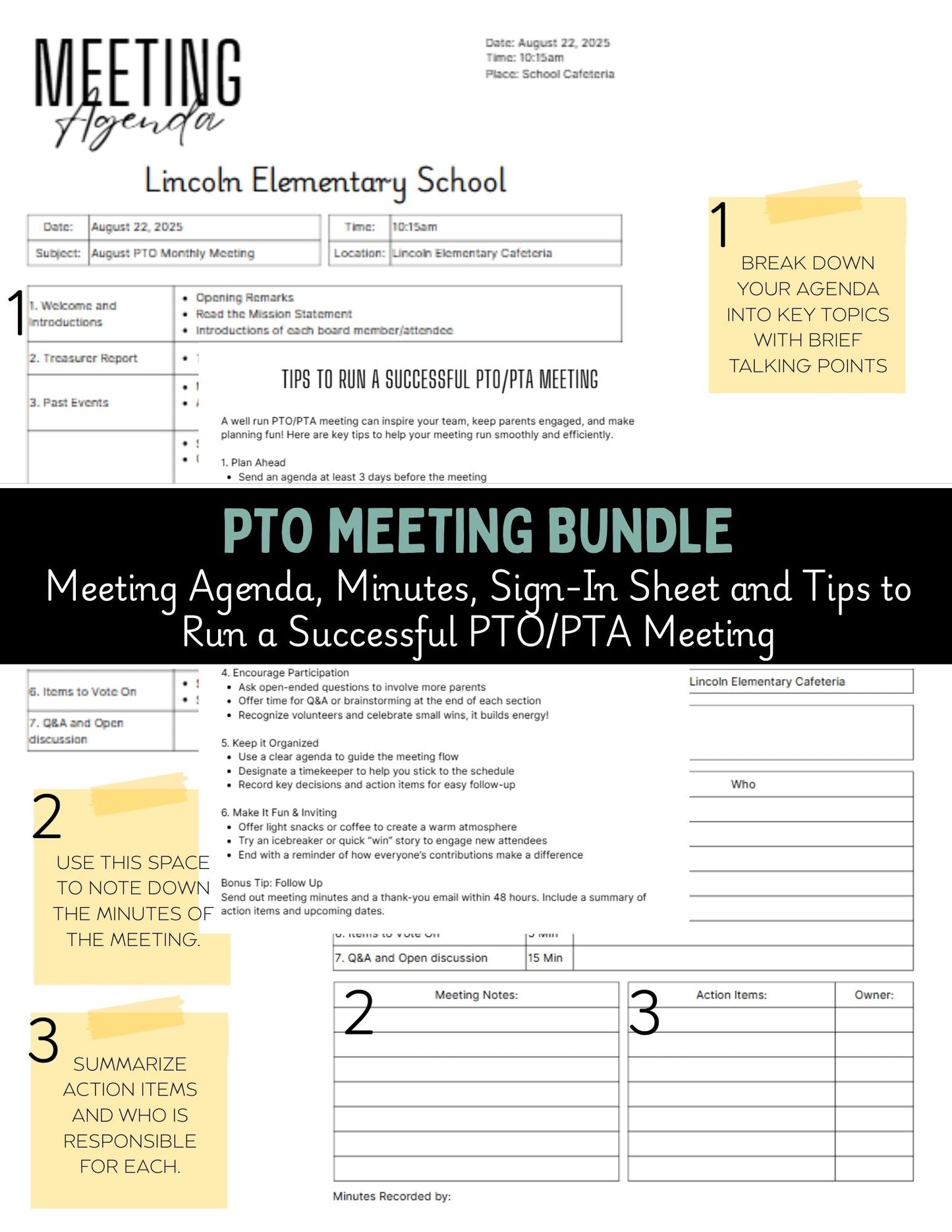 The Complete PTO Planning Bundle. Everything You Need for a Full School Year