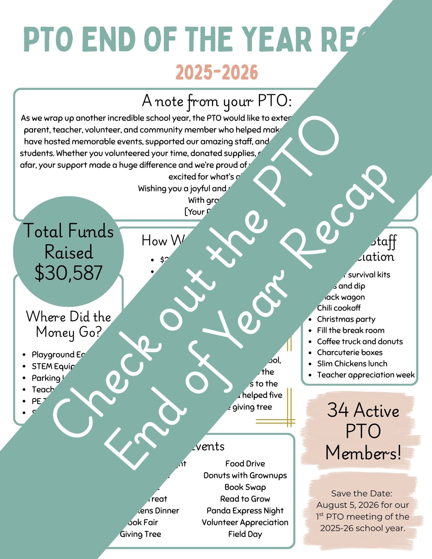 The Complete PTO Planning Bundle. Everything You Need for a Full School Year